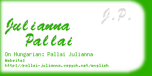 julianna pallai business card